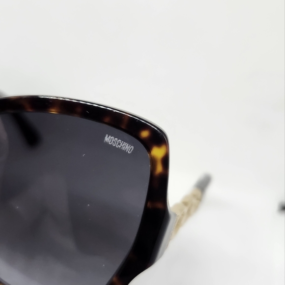 Moschino Grey Shaded Butterfly Ladies Sunglasses